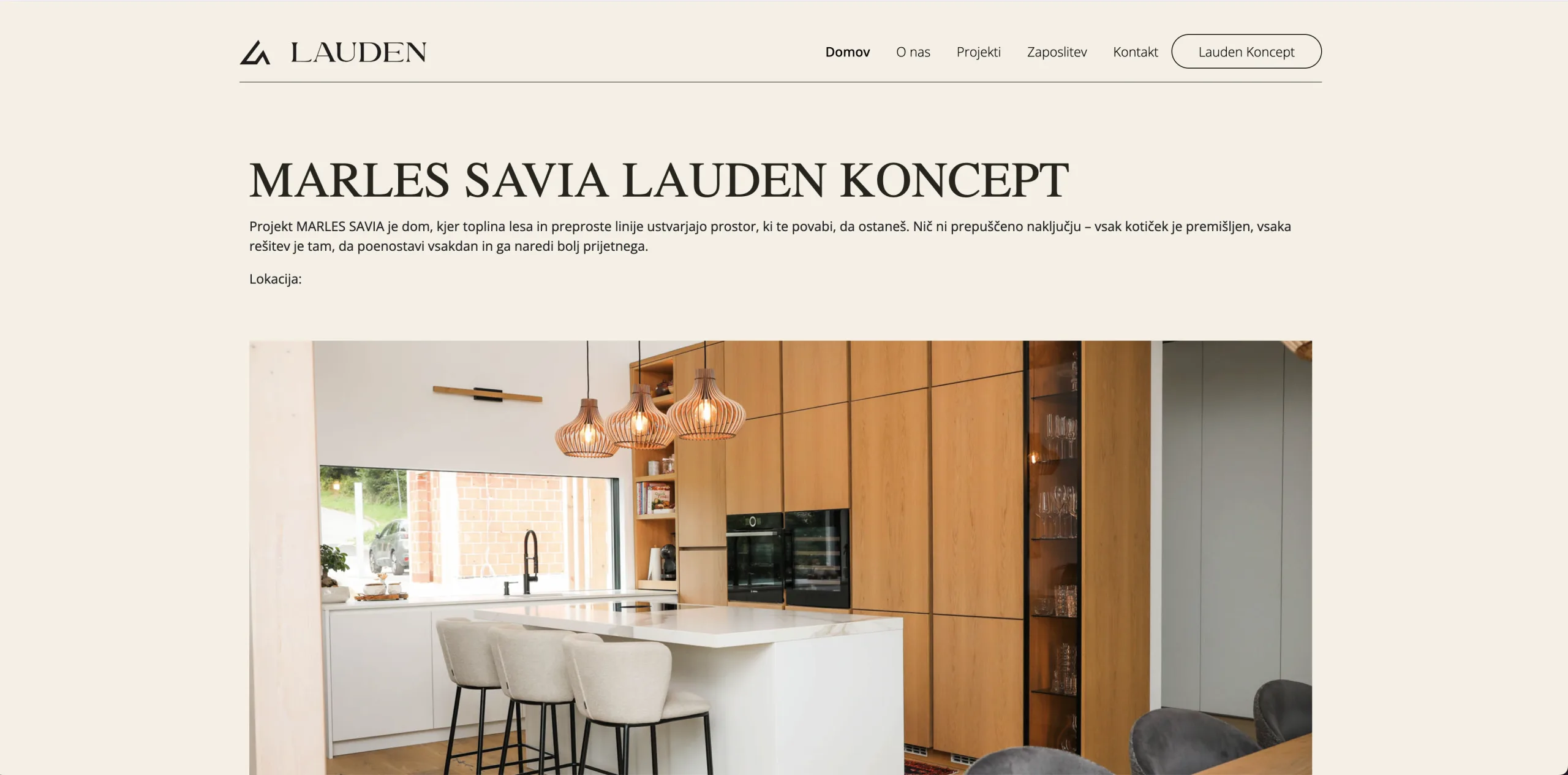 Interior projects, presented like editorials