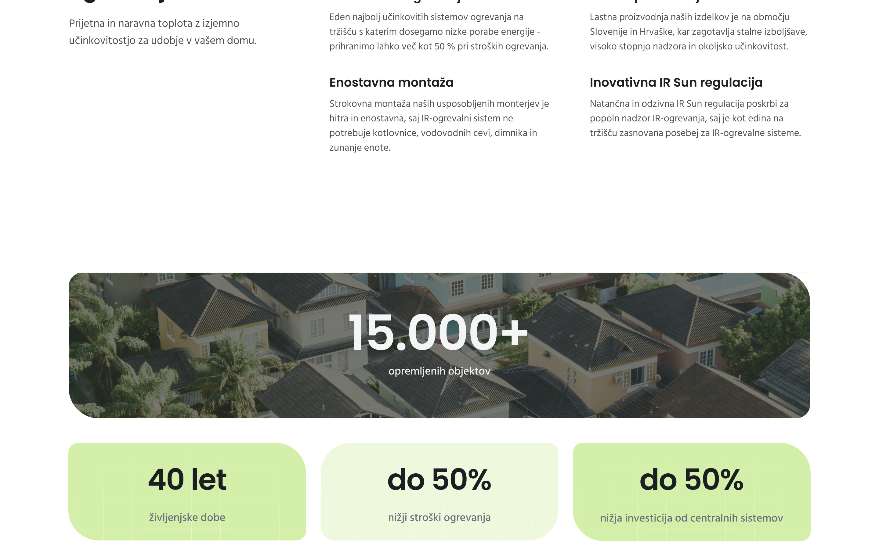 Benefits of IR heating, explained visually